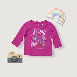 Carter's Animals Jersey Tee For Baby Girls
